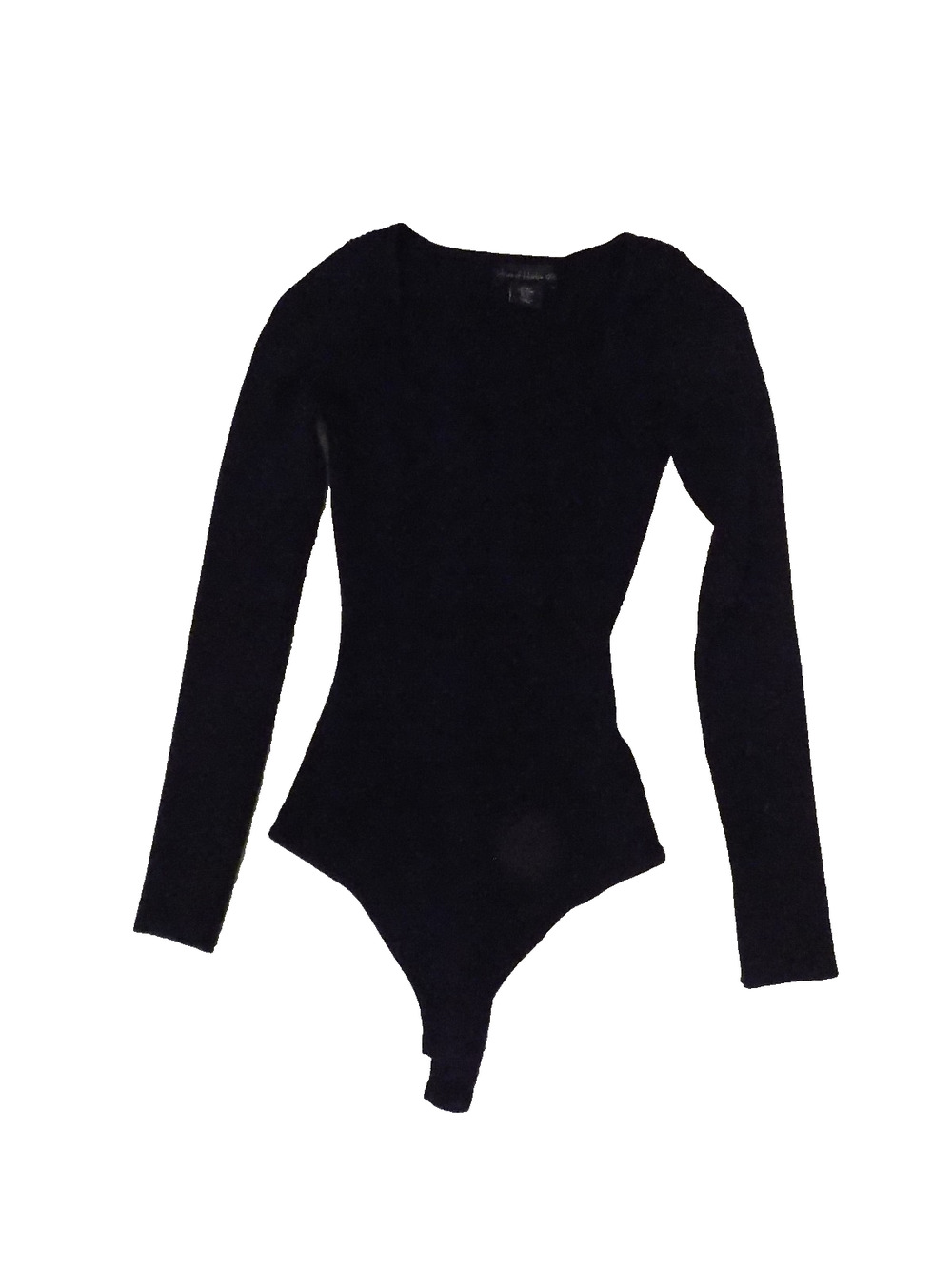 House of Harlow 1960 black ribbed bodysuit size XS